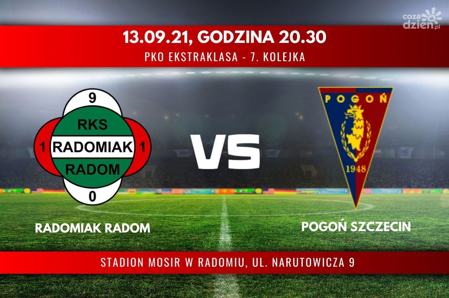 Radomiak Radom - Pogoń Szczecin (relacja LIVE) Radomiak Radom - Pogoń Szczecin (relacja LIVE)