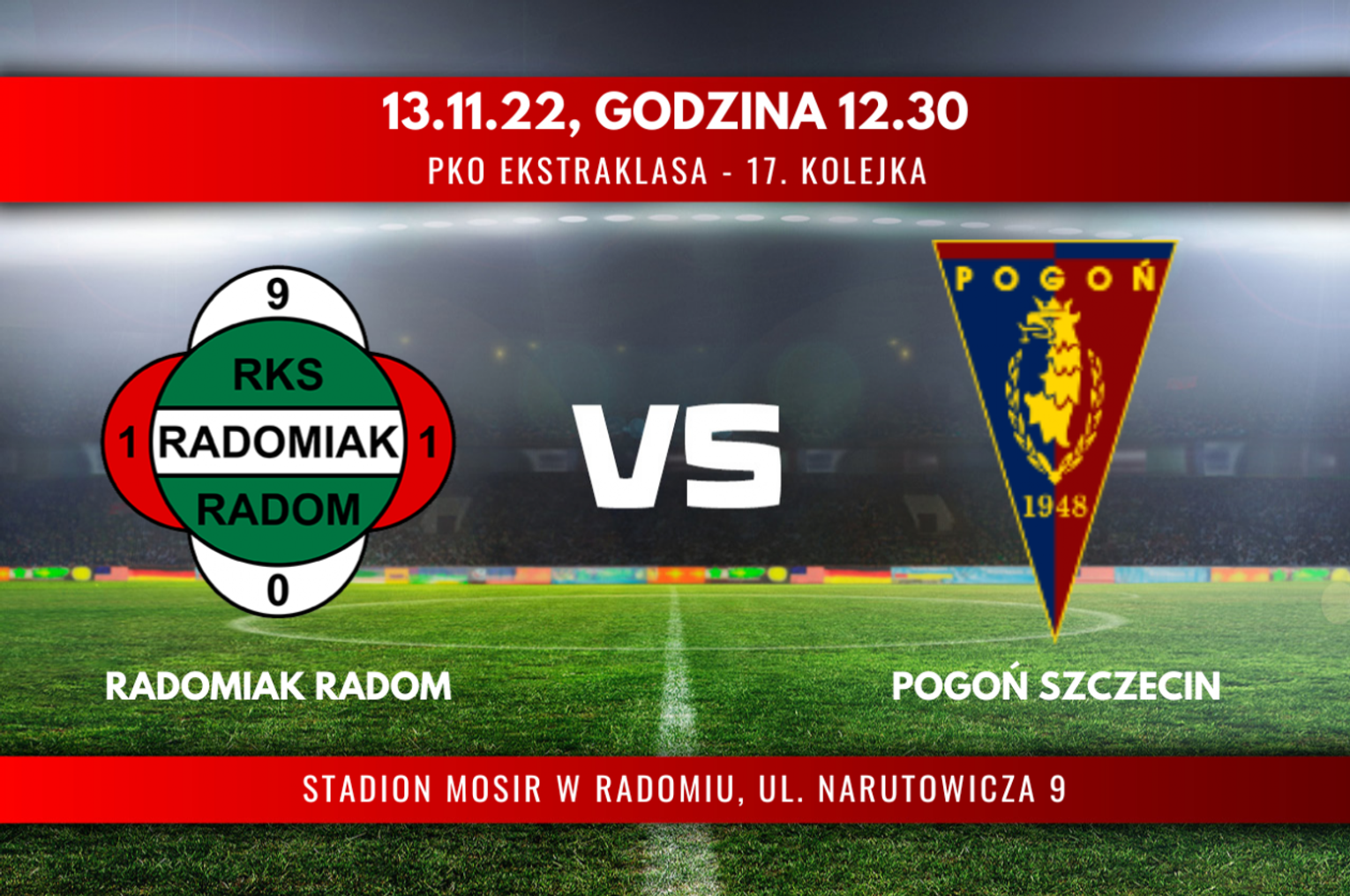 Radomiak Radom - Pogoń Szczecin (relacja LIVE)