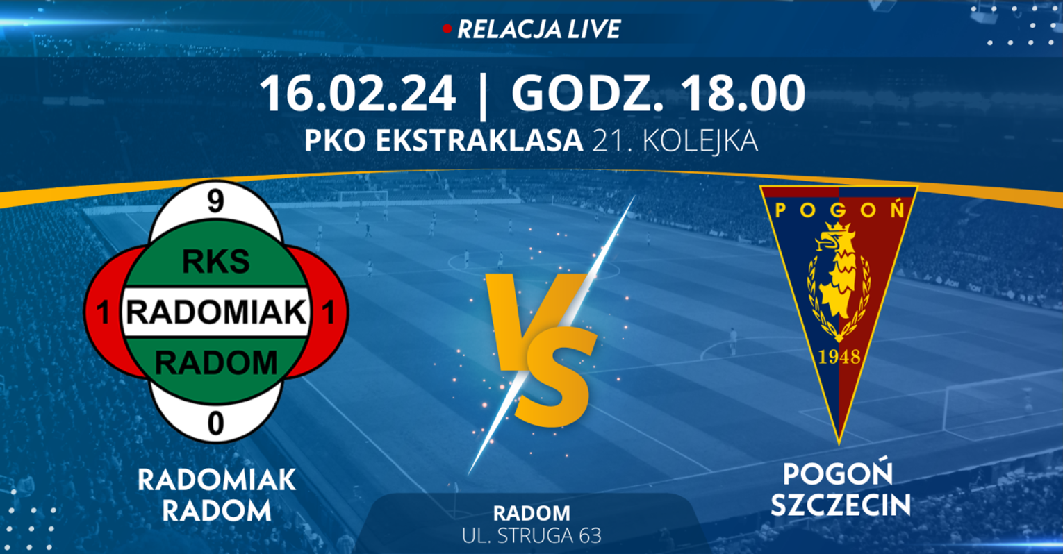 Radomiak Radom - Pogoń Szczecin (relacja LIVE)