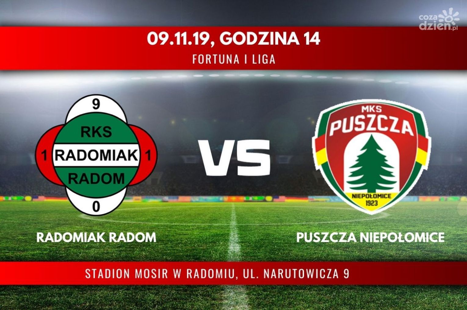 Radomiak Radom - Puszcza Niepołomice (relacja LIVE) Radomiak Radom - Puszcza Niepołomice (relacja LIVE)