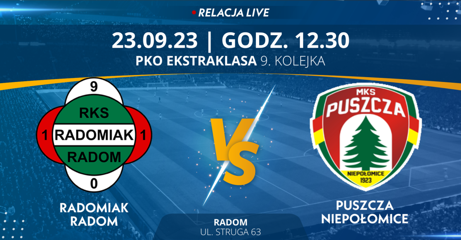 Radomiak Radom - Puszcza Niepołomice (relacja LIVE) Radomiak Radom - Puszcza Niepołomice (relacja LIVE)