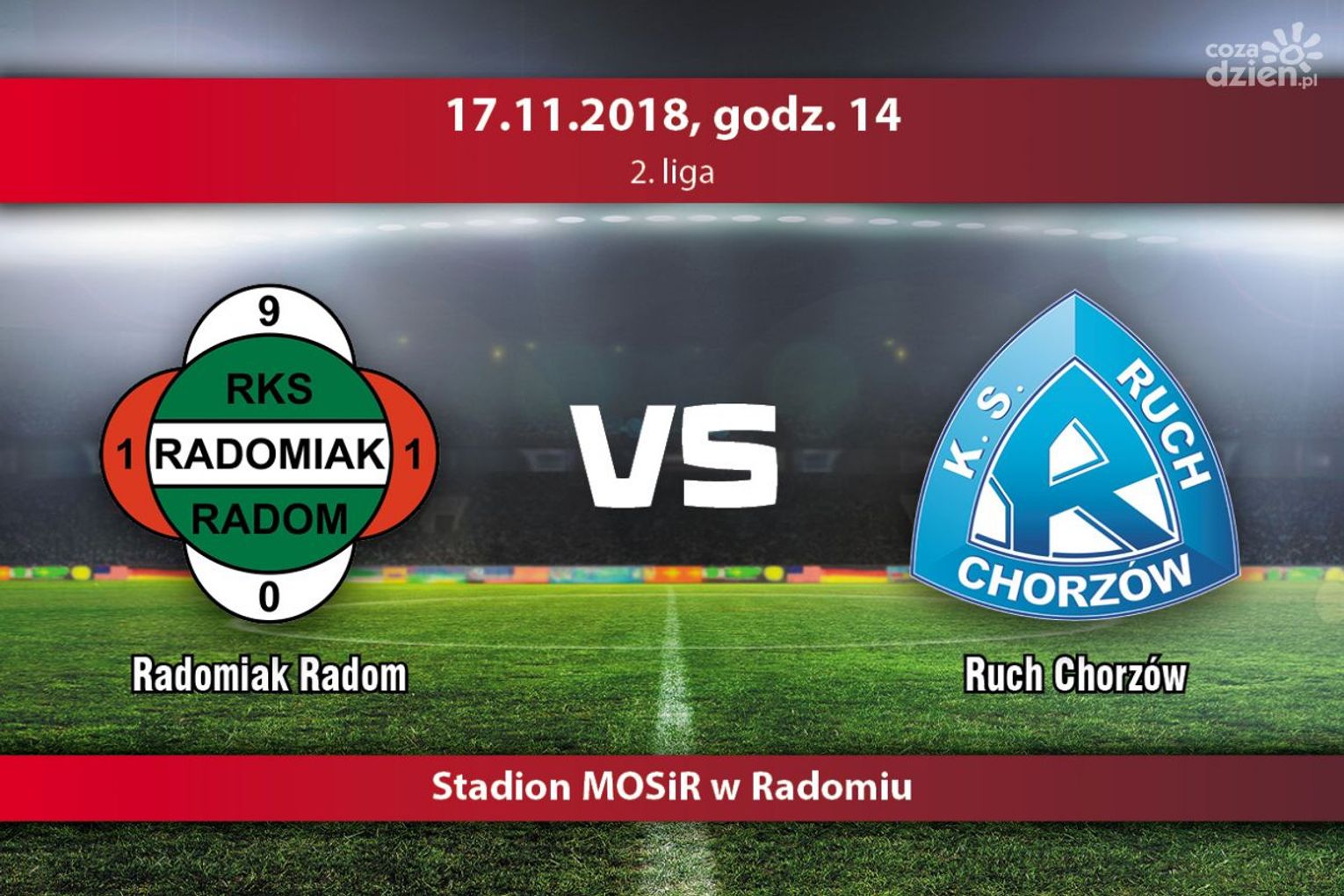 Radomiak Radom - Ruch Chorzów (relacja LIVE) Radomiak Radom - Ruch Chorzów (relacja LIVE)