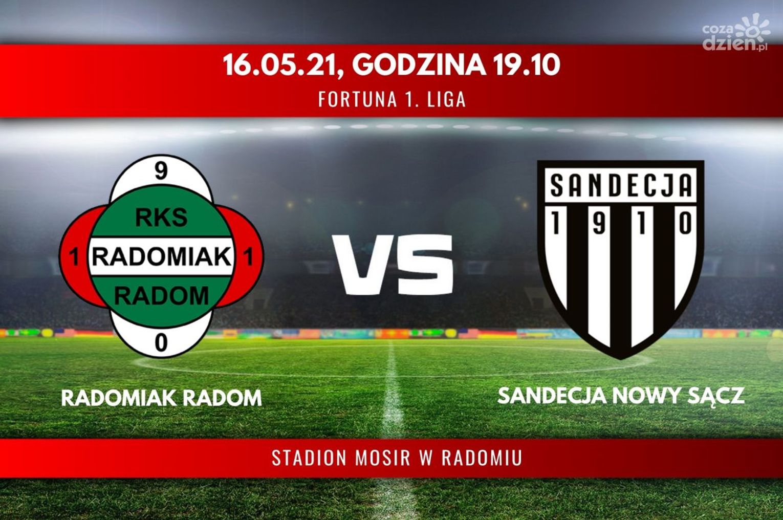 Radomiak Radom - Sandecja Nowy Sącz (relacja LIVE)
