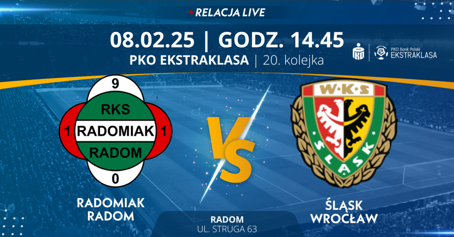 Radomiak Radom - Śląsk Wrocław (relacja LIVE)