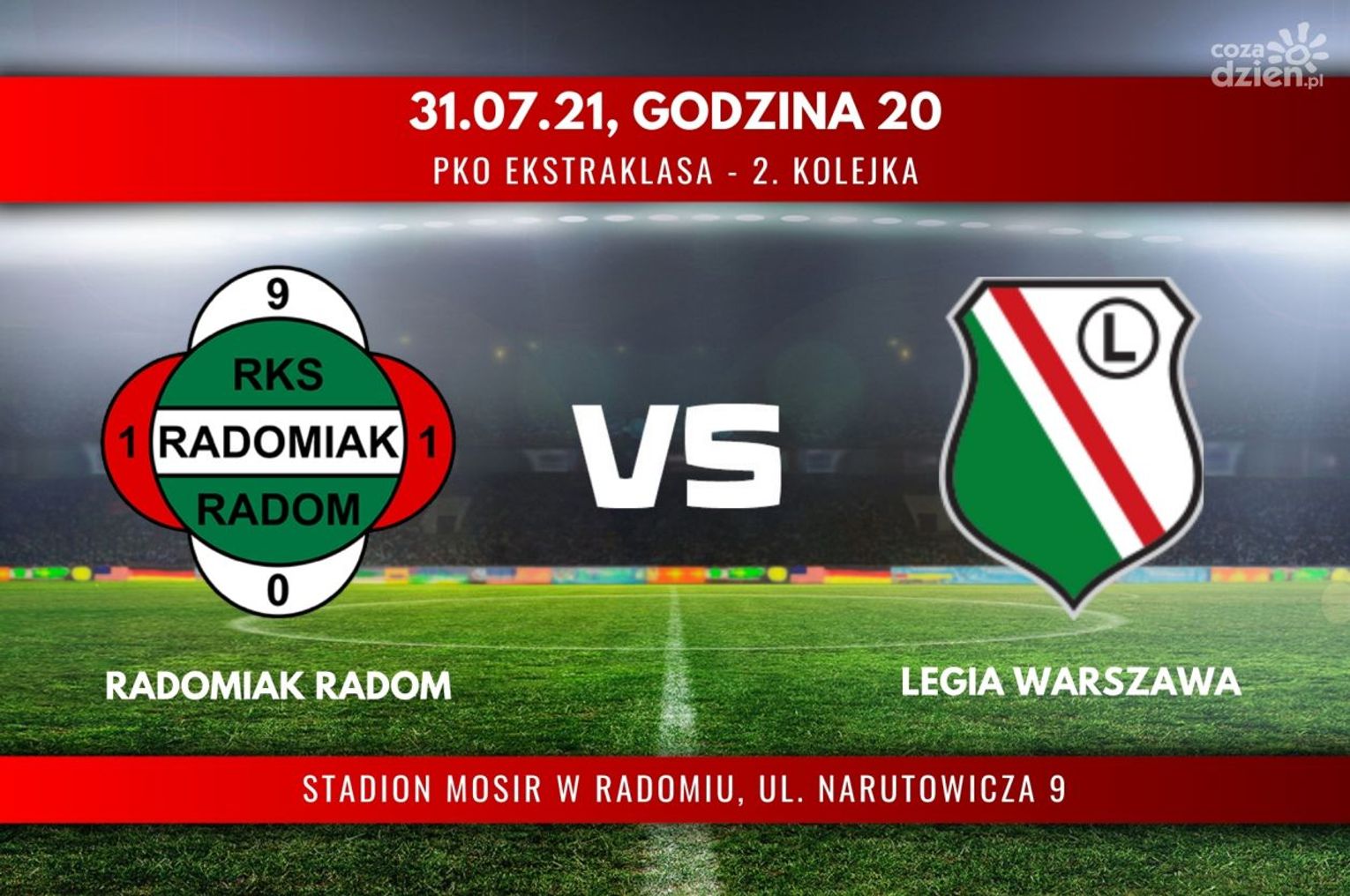 Radomiak Radom vs Legia Warszawa (relacja LIVE)