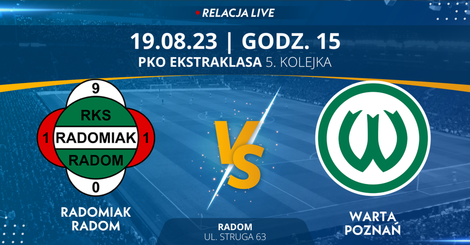 Radomiak Radom - Warta Poznań (relacja LIVE)