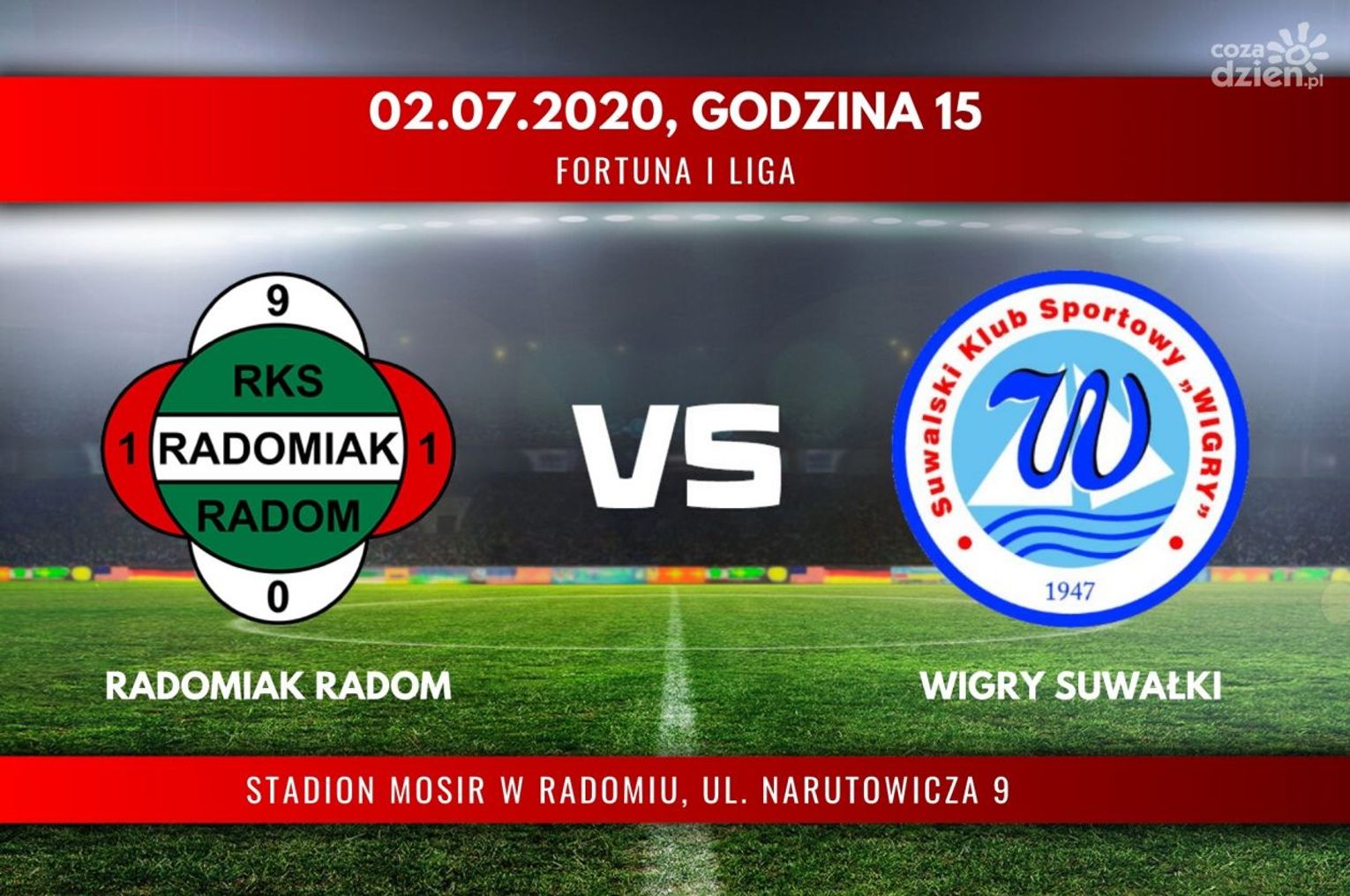 Radomiak Radom - Wigry Suwałki (relacja LIVE) Radomiak Radom - Wigry Suwałki (relacja LIVE)