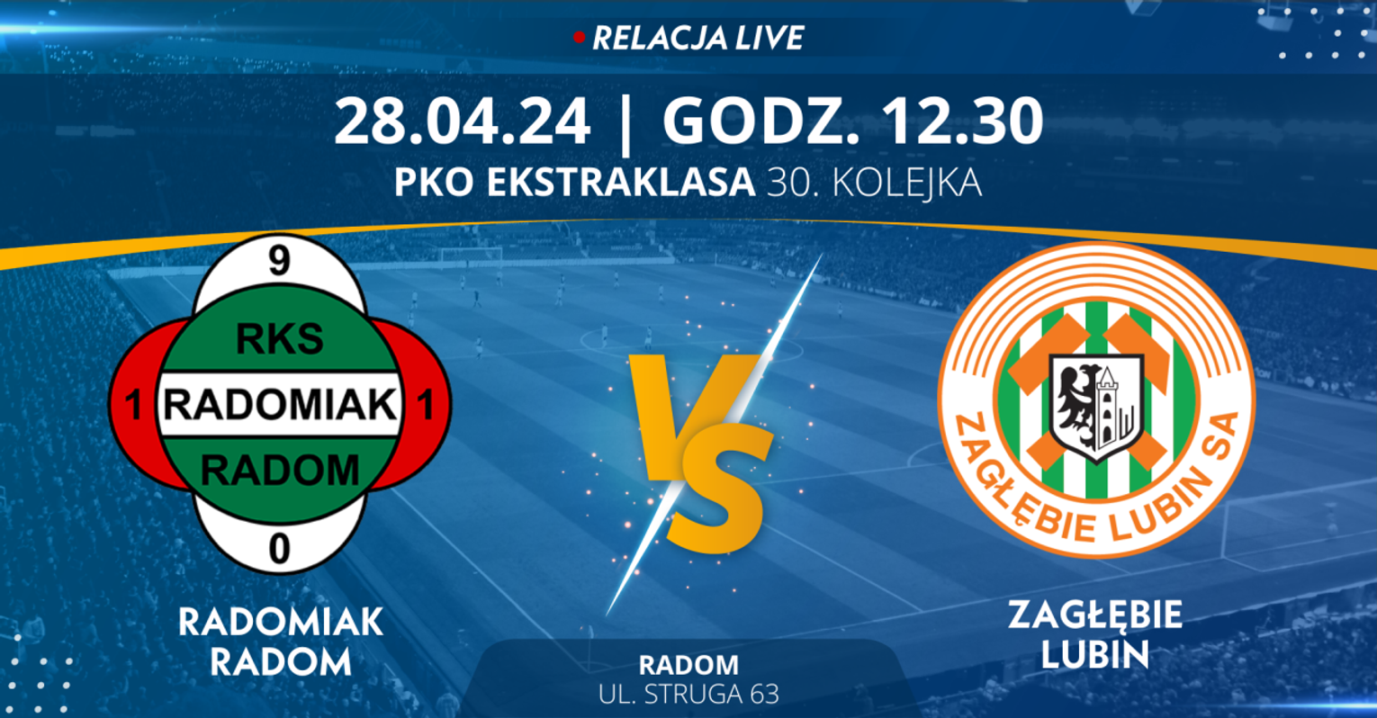 Radomiak Radom - Zagłębie Lubin (relacja LIVE)