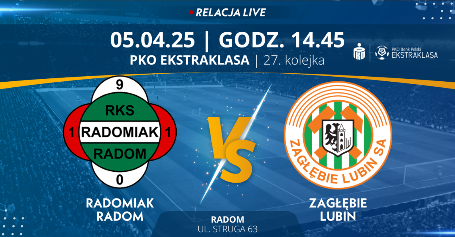 Radomiak Radom - Zagłębie Lubin (relacja LIVE) 