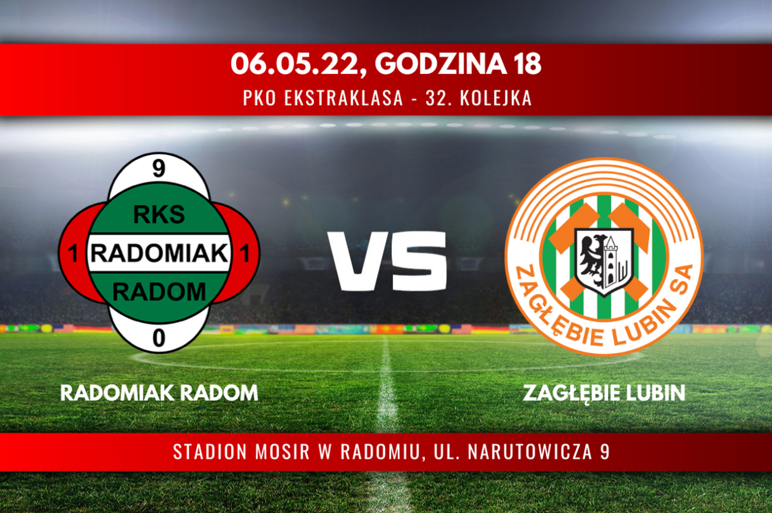 Radomiak Radom - Zagłębie Lubin (relacje LIVE) 