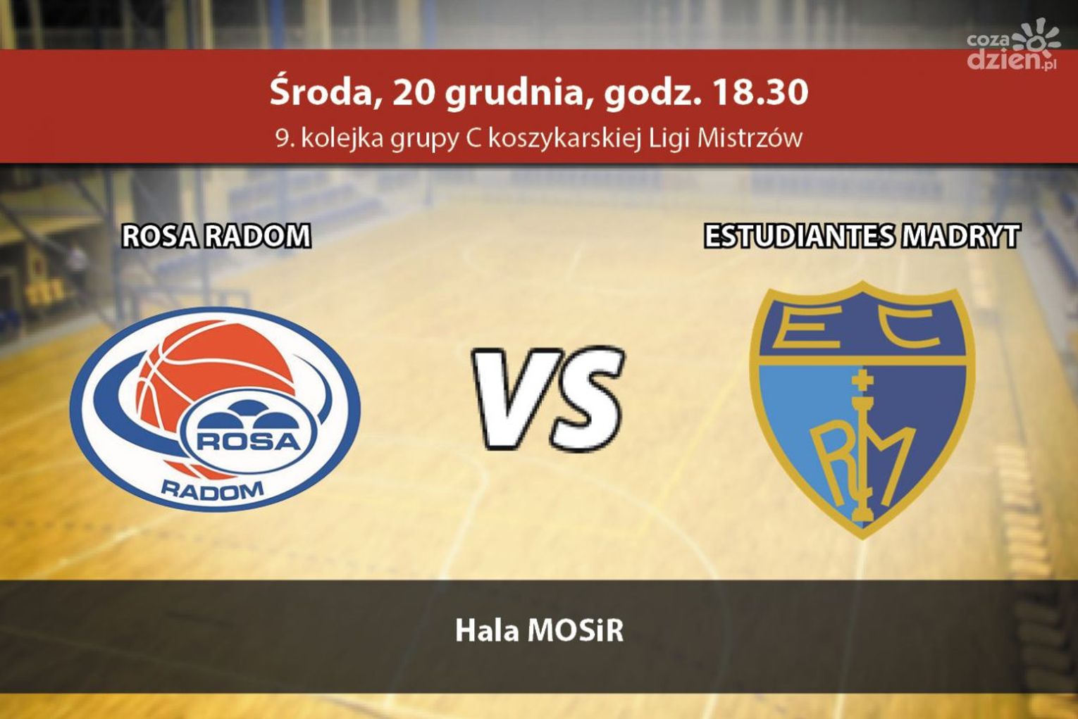 ROSA Radom - Estudiantes Madryt 77:84 (zapis relacji LIVE) ROSA Radom - Estudiantes Madryt 77:84 (zapis relacji LIVE)