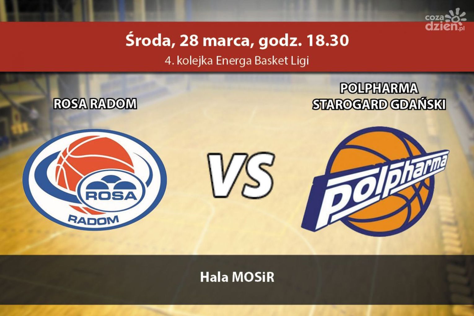 ROSA Radom - Polpharma Starogard Gdański (relacja LIVE) ROSA Radom - Polpharma Starogard Gdański (relacja LIVE)