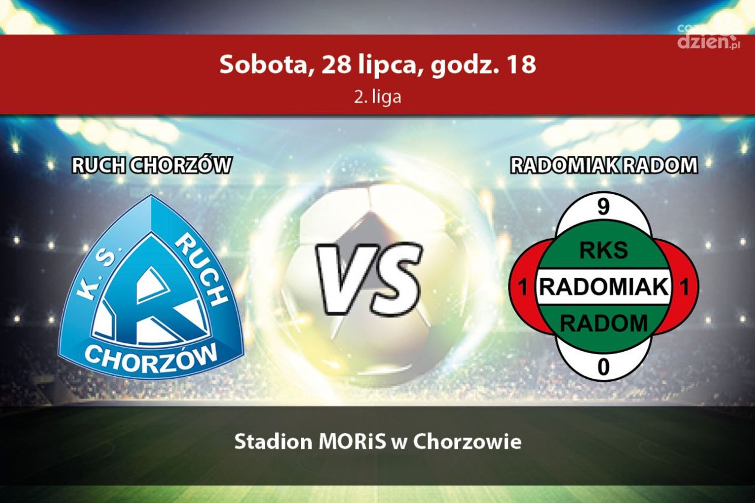 Ruch Chorzów - Radomiak Radom (relacja LIVE) Ruch Chorzów - Radomiak Radom (relacja LIVE)