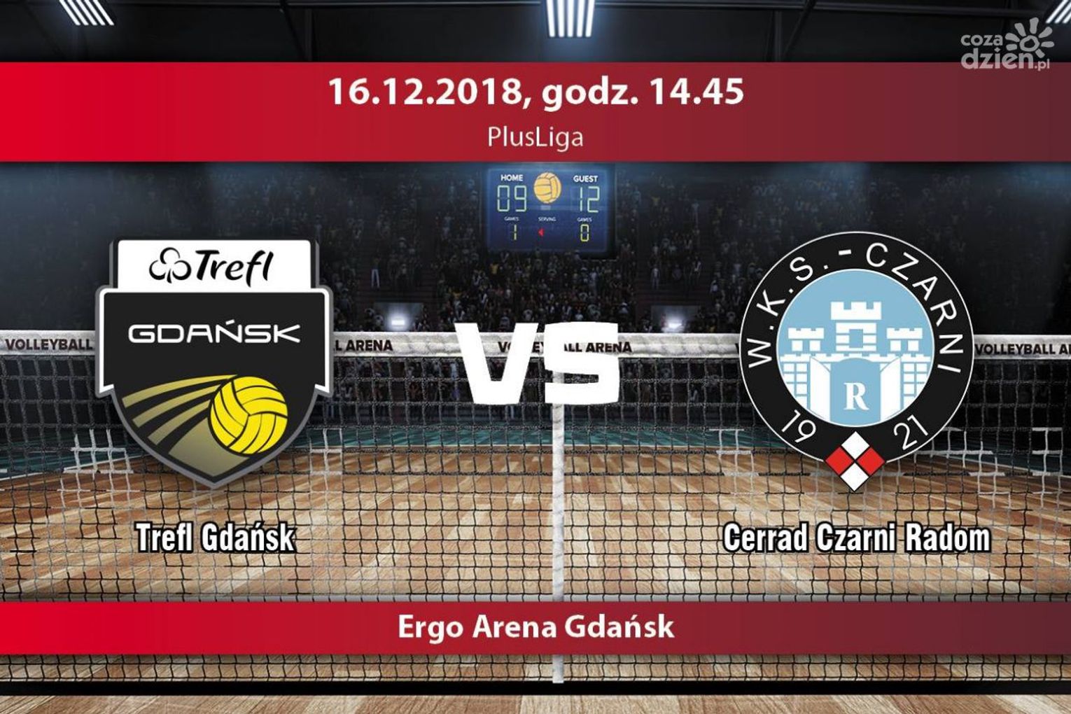 Trefl Gdańsk - Cerrad Czarni (relacja LIVE) Trefl Gdańsk - Cerrad Czarni (relacja LIVE)