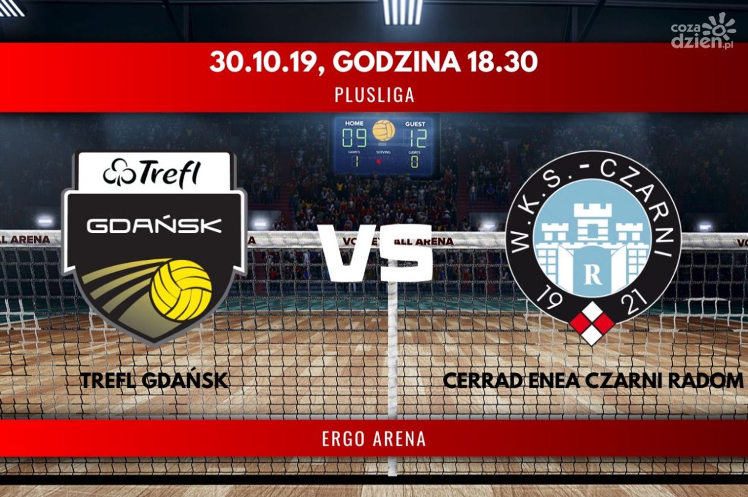 Trefl Gdańsk - Cerrad Enea Czarni Radom (relacja LIVE)