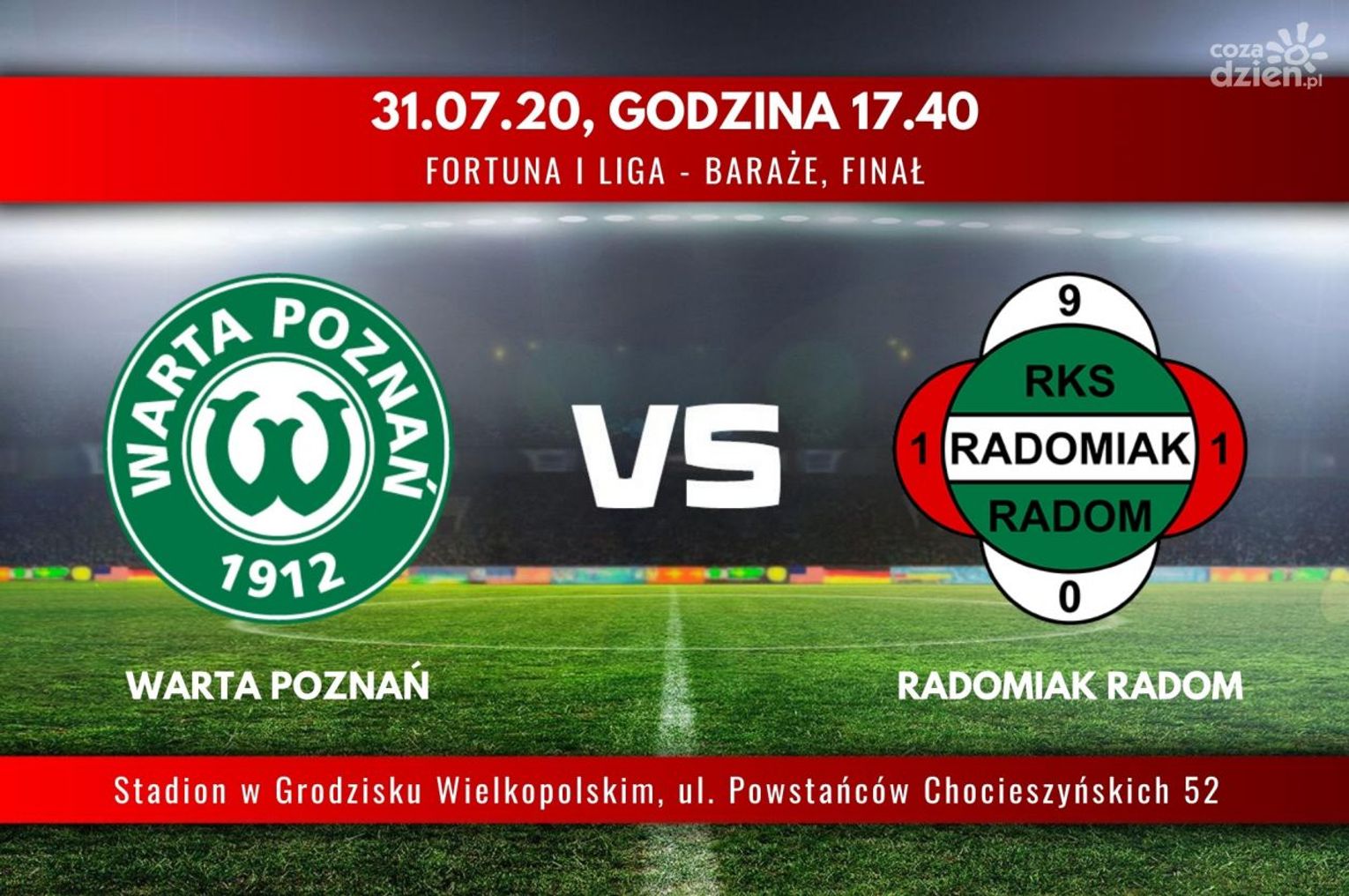 Warta Poznań - Radomiak Radom (relacja LIVE) Warta Poznań - Radomiak Radom (relacja LIVE)