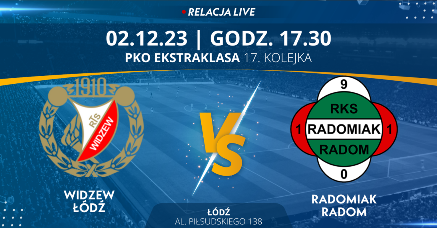 Widzew Łódź - Radomiak Radom (relacja LIVE)
