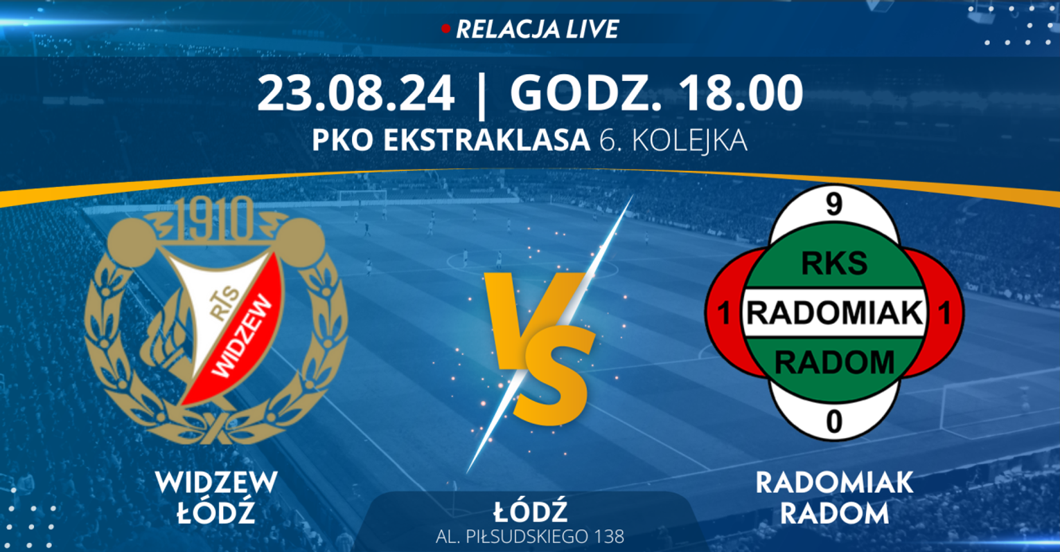 Widzew Łódź - Radomiak Radom (relacja LIVE) 