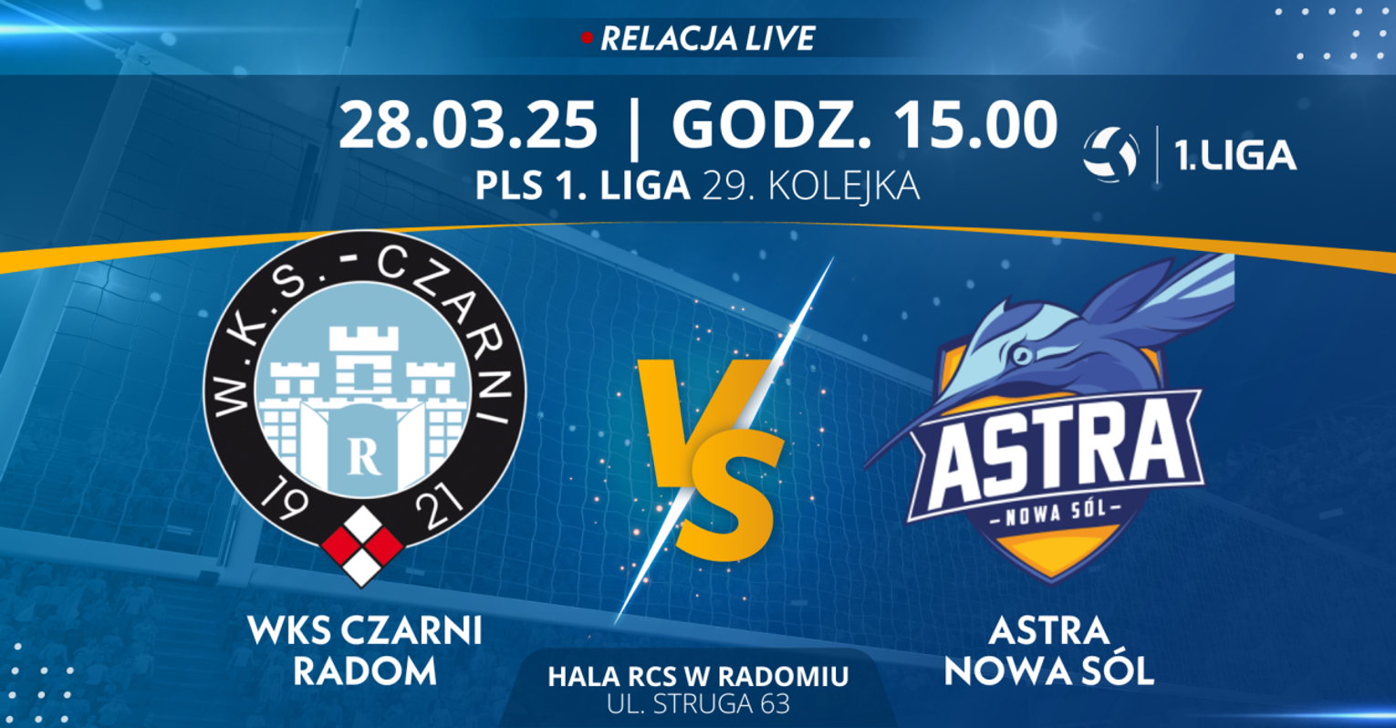 WKS Czarni Radom - Astra Nowa Sól (relacja LIVE) 
