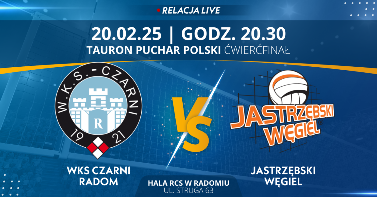 WKS Czarni Radom - JSW Jastrzębski Węgiel (relacja LIVE)