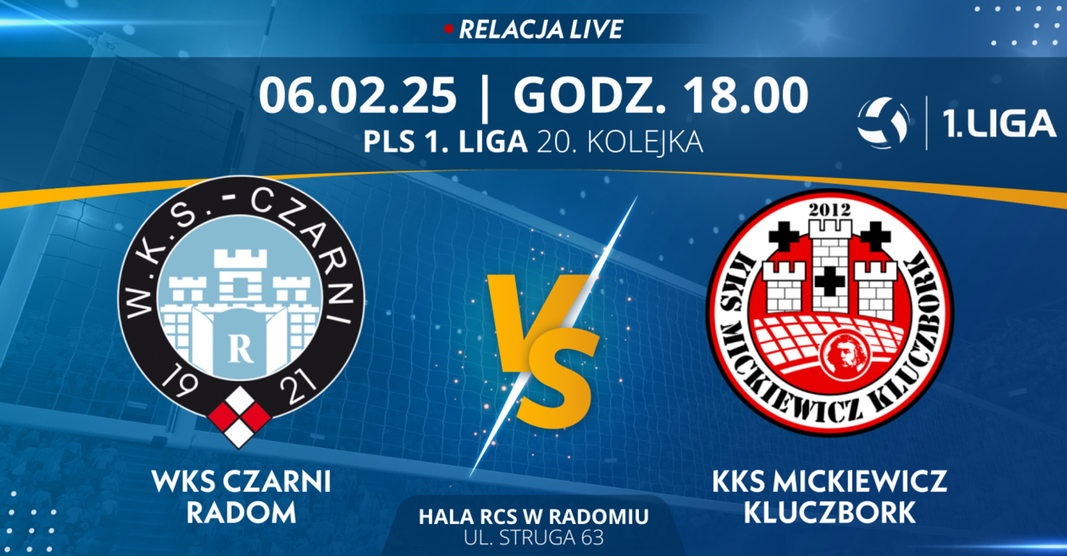 WKS Czarni Radom - KKS Mickiewicz Kluczbork (relacja LIVE)