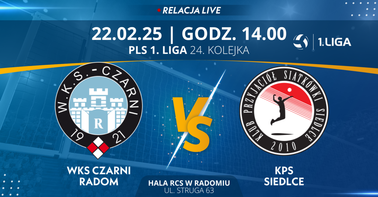WKS Czarni Radom - KPS Siedlce (relacja LIVE)