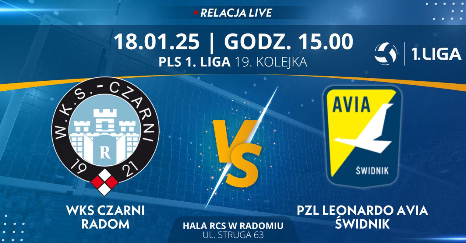 WKS Czarni Radom - PZL Leonardo Avia Świdnik (relacja LIVE)