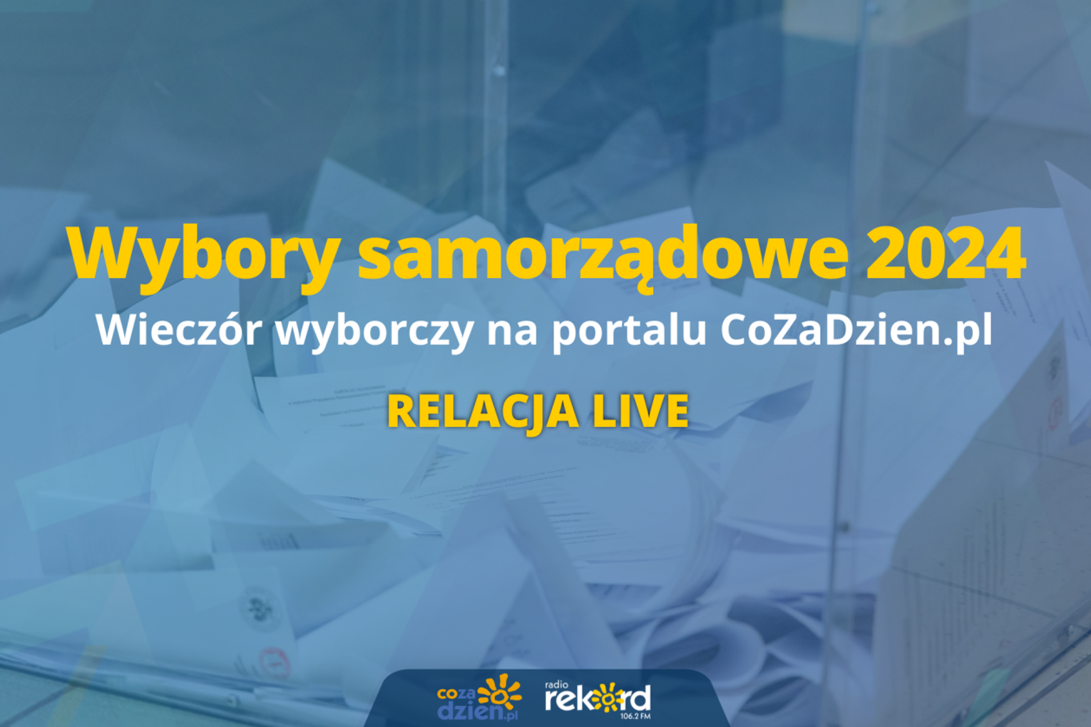 Wybory samorządowe 2024. Wieczór wyborczy [NA ŻYWO]