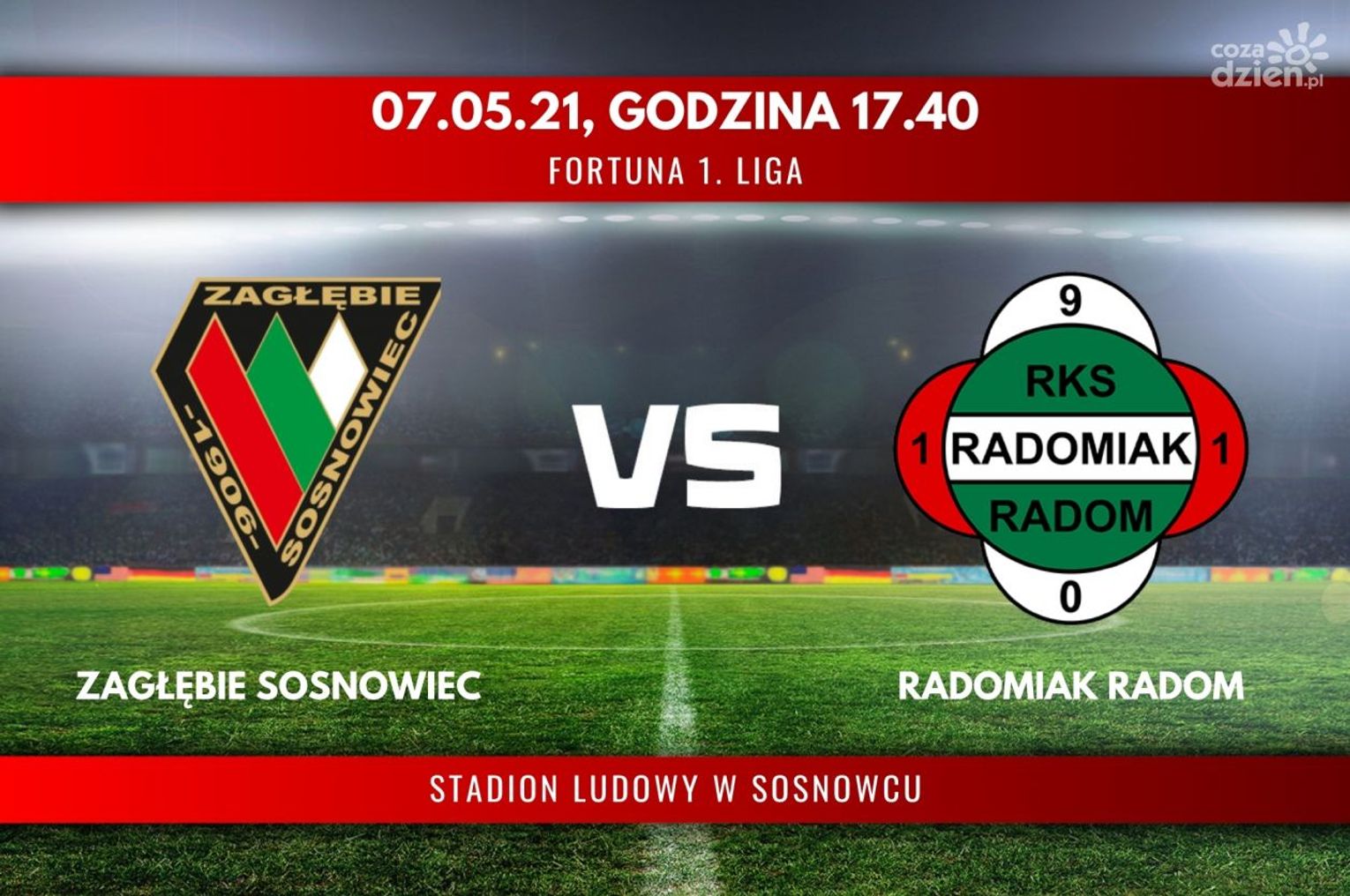 Zagłębie Sosnowiec - Radomiak Radom (relacja LIVE) Zagłębie Sosnowiec - Radomiak Radom (relacja LIVE)