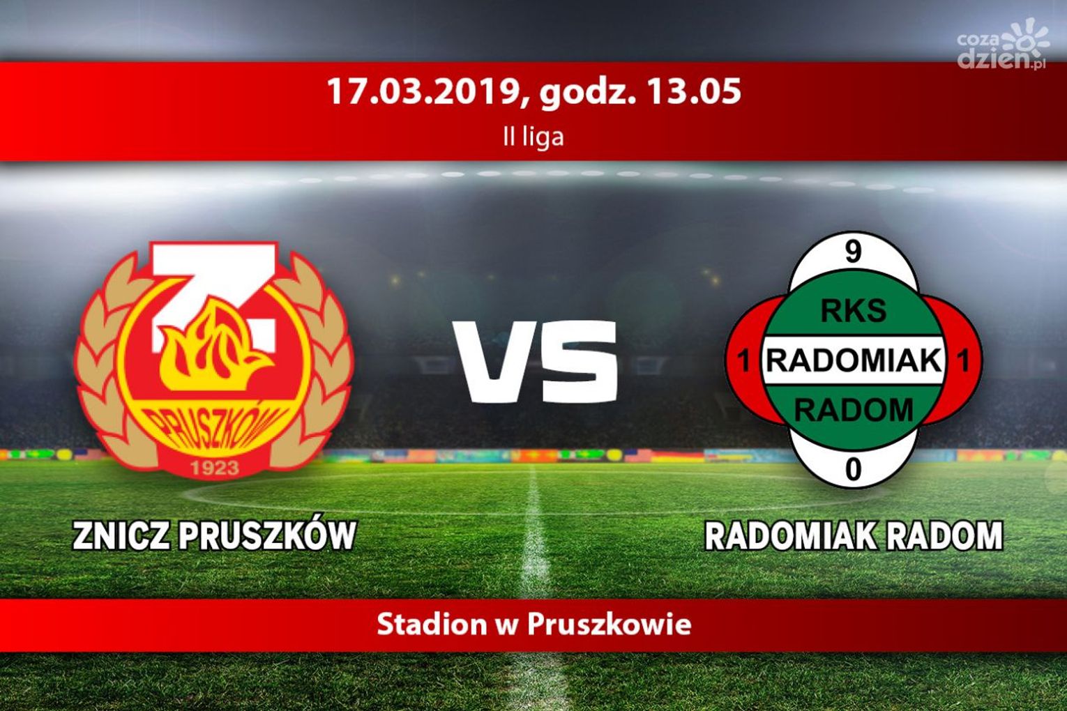 Znicz Pruszków - Radomiak Radom (relacja LIVE) Znicz Pruszków - Radomiak Radom (relacja LIVE)