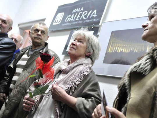 Wernisaż wystawy Krystyny Wólczyńskiej Wernisaż wystawy Krystyny Wólczyńskiej