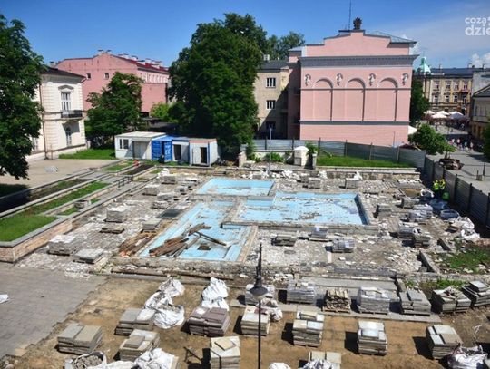 Fontanny na radomskim deptaku w remoncie