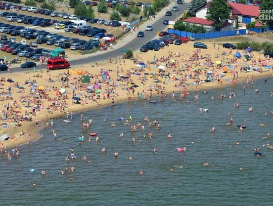 Zalew Domaniowski z lotu ptaka Zalew Domaniowski z lotu ptaka