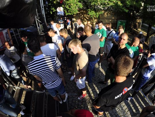 Prezentacja Radomiaka na scenie przy ul. Żeromskiego