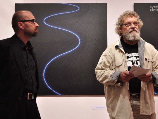 Michał Misiak "Symetrie i interferencje" - wystawa w Rogatce