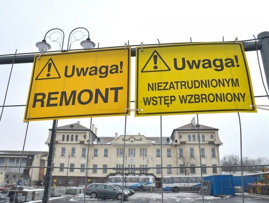 Dworzec PKP - spokój na placu budowy