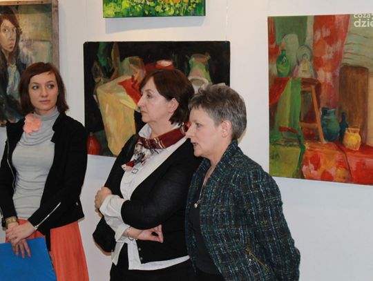 Wystawa uczniów "Plastyka" w Klubie Osiedlowym "Ustronie"