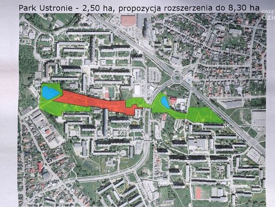 Park na osiedlu Ustronie