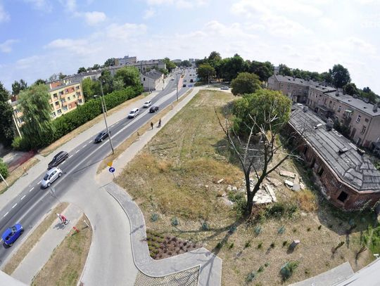 Widok z dachu nowego Archiwum Państwowego w Radomiu