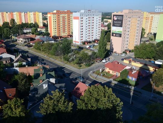 Widok z wieży kościoła na Borkach