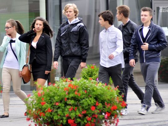 Pierwszy dzień roku szkolnego na radomskim deptaku