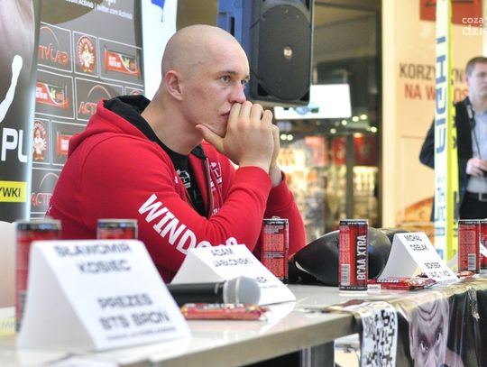 Media trening przed walką bokserską Michał Cieślak vs Artur Binkowski