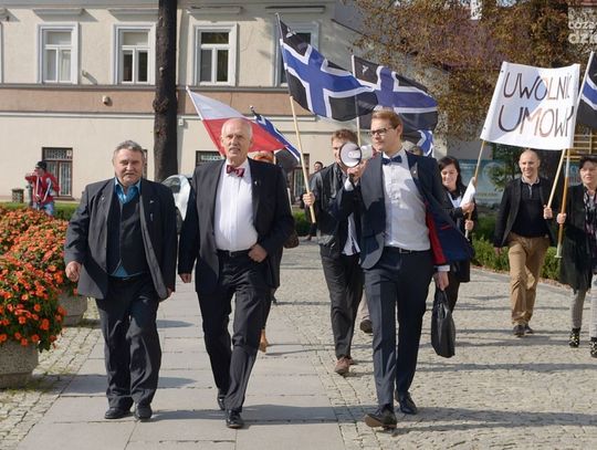 Wizyta Janusza Korwina-Mikke w Radomiu Wizyta Janusza Korwina-Mikke w Radomiu