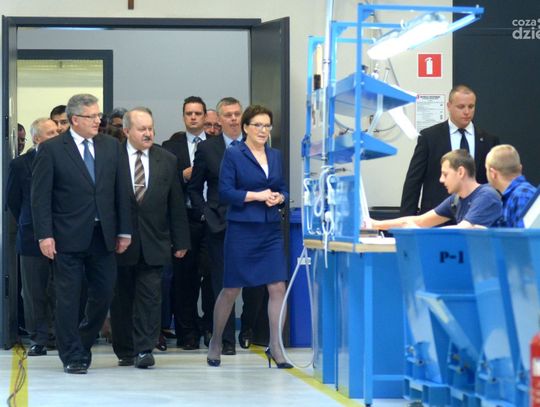 Prezydent RP i Premier z wizytą w Fabryce Broni