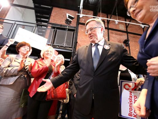 Spotkanie Bronisławem Komorowskim w MCSW Elektrownia