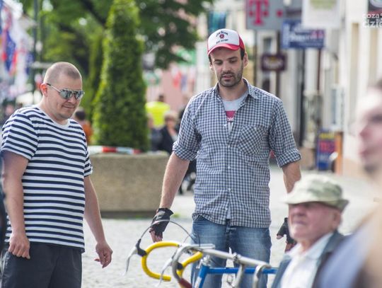 Rowerzysta to gość - happening na deptaku