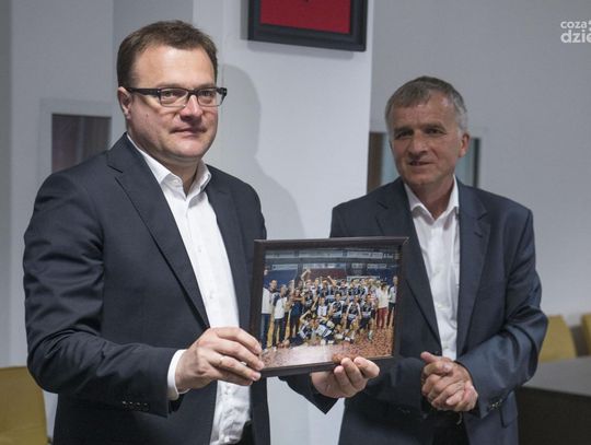 Spotkanie RCS Cerrad Czarni Radom z prezydentem