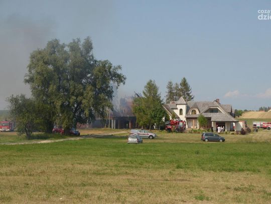 Groźny pożar w Kolonii Cerekiew