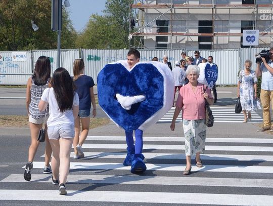 Otwarcie przejścia dla pieszych na ul.Warszawskiej