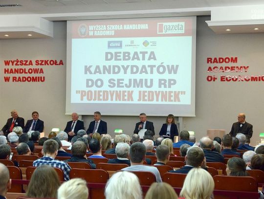Debata kandydatów do Sejmu RP "Pojedynek jedynek"